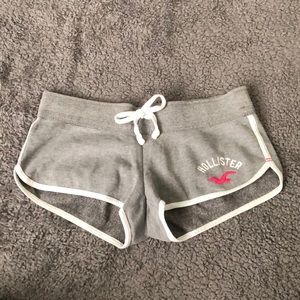 Hollister gray lounge short shorts